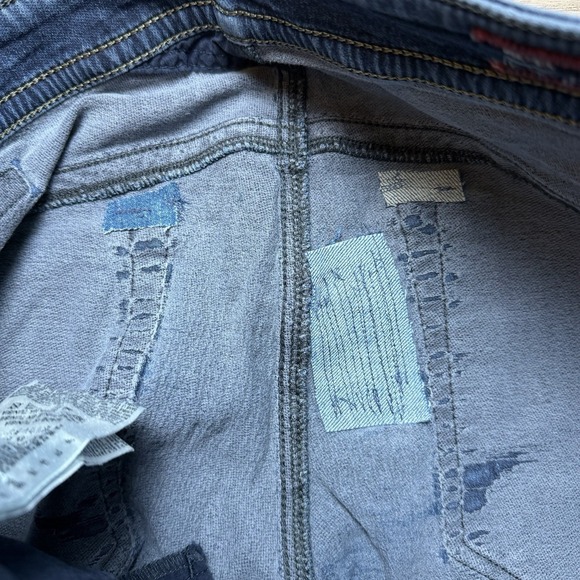 Diesel Jogg Jeans Men 30x32 Blue Thavar-NE Slim Skinny Stretch Distressed 0842W - Picture 8 of 15